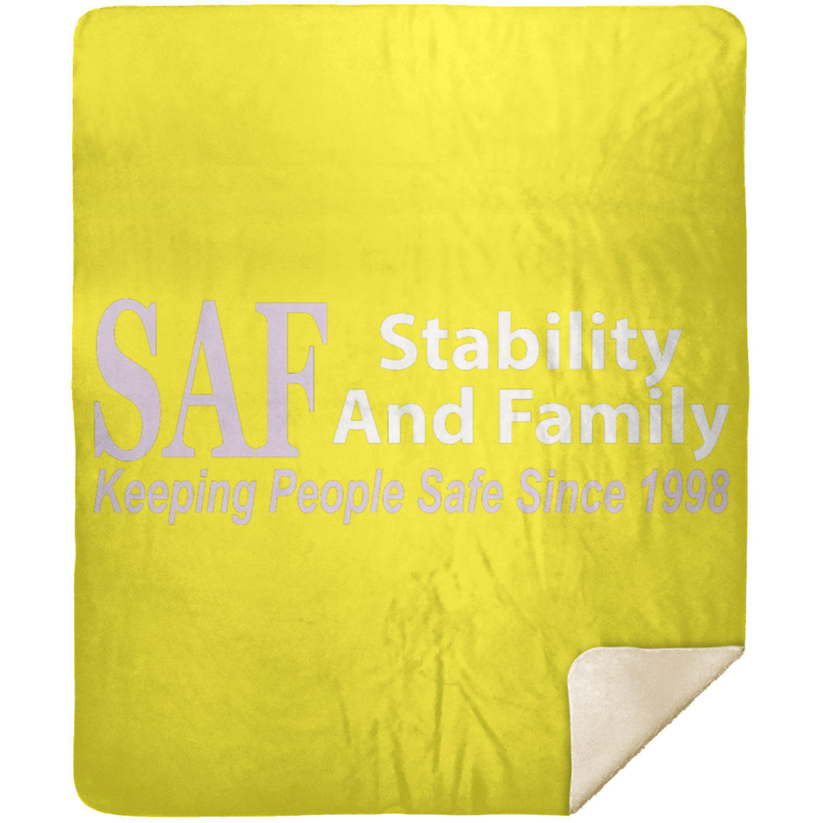 SAF - Premium Mink Sherpa Blanket 50x60