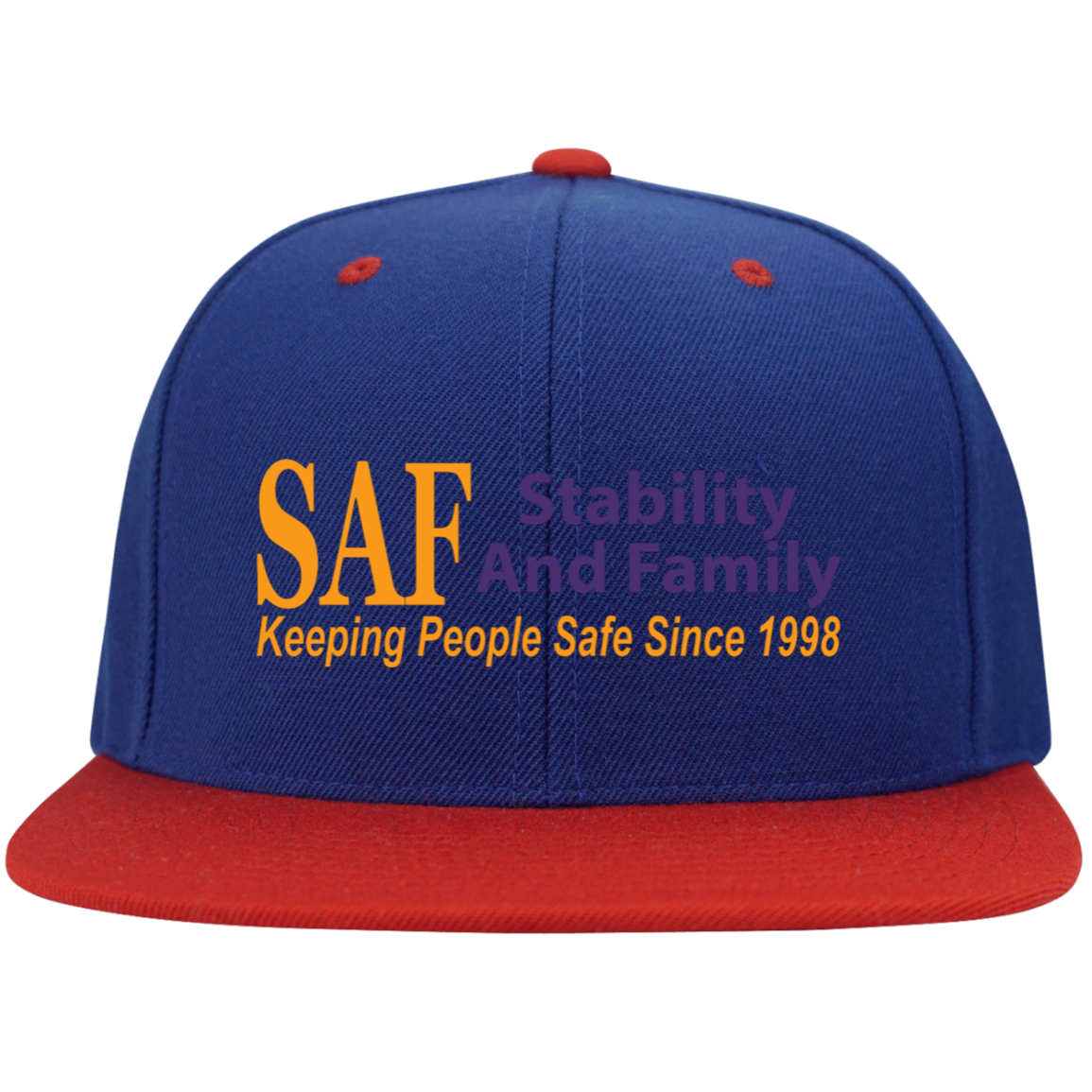 SAF - Flat Bill High-Profile Snapback Hat