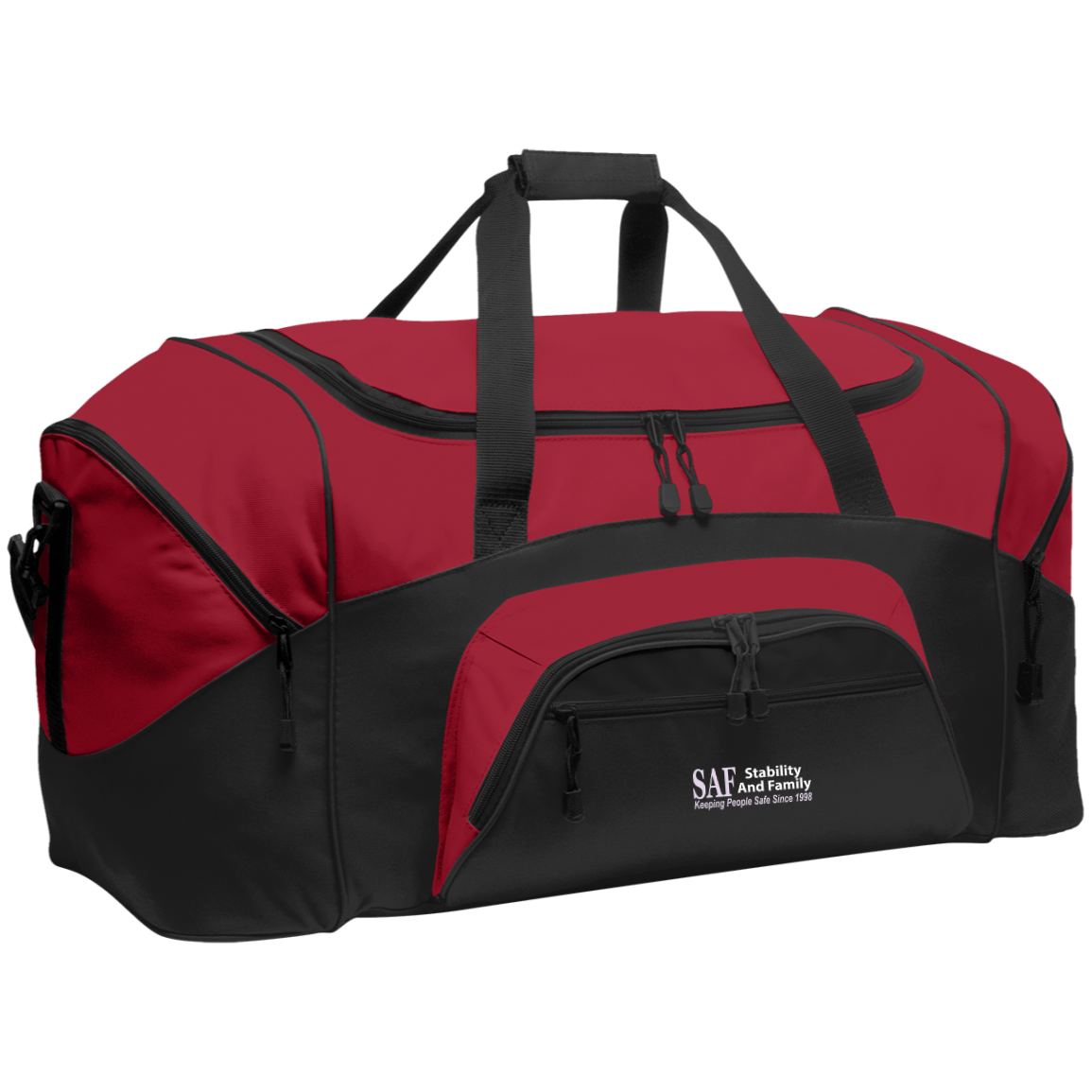 SAF - Embroidered Sport Duffel
