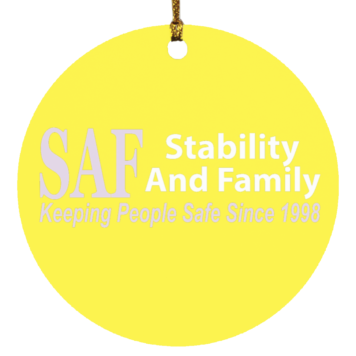 SAF - Circle Ornament