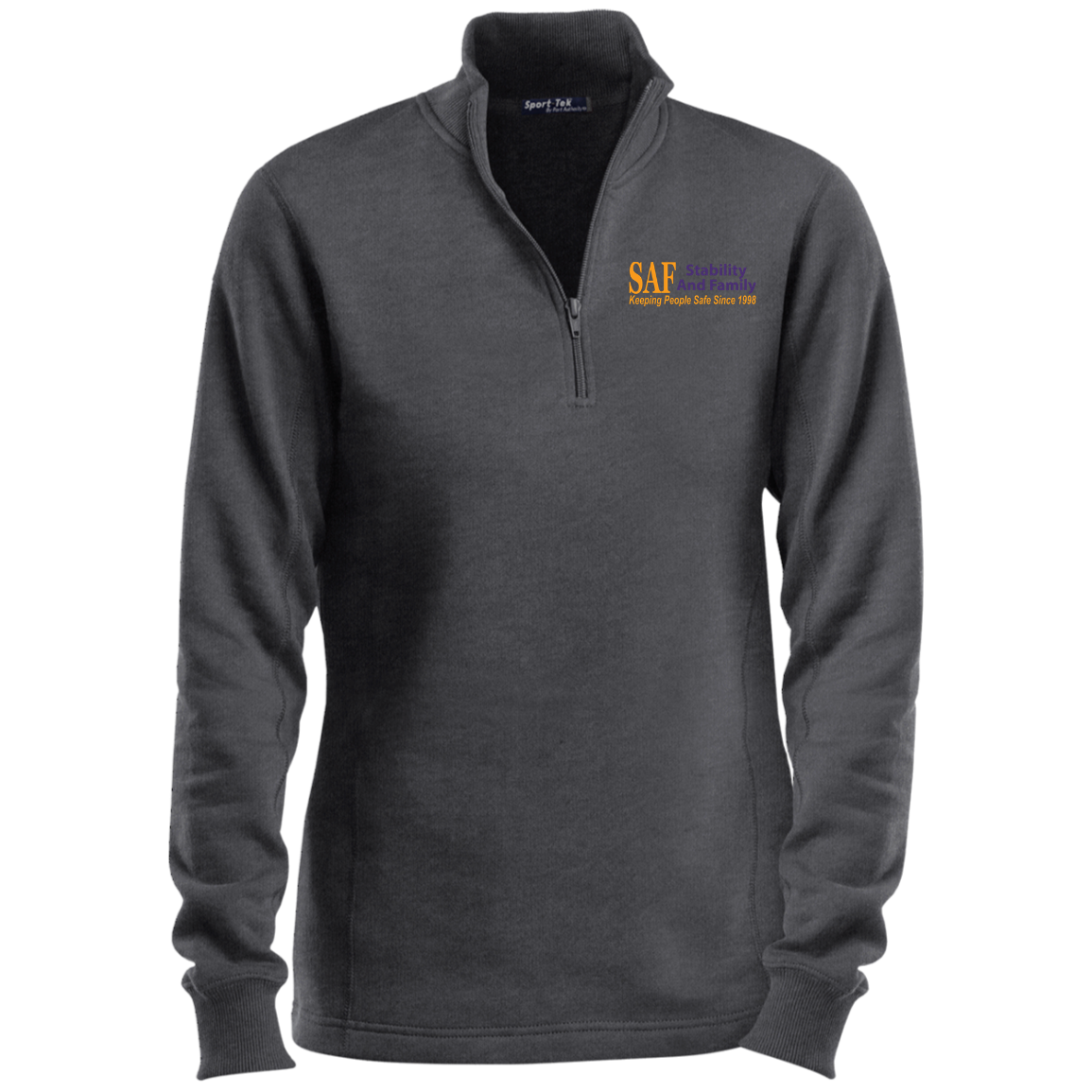 SAF - Ladies' 1/4 Zip Sweatshirt