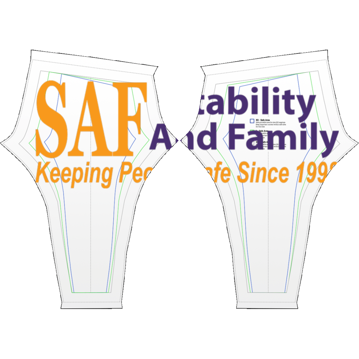 SAF - Unisex All Over Print Leggings