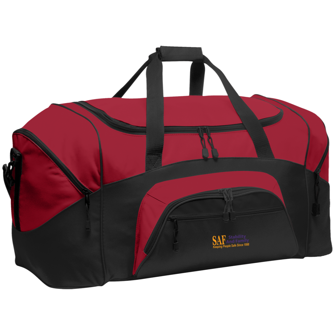 SAF - Embroidered Sport Duffel