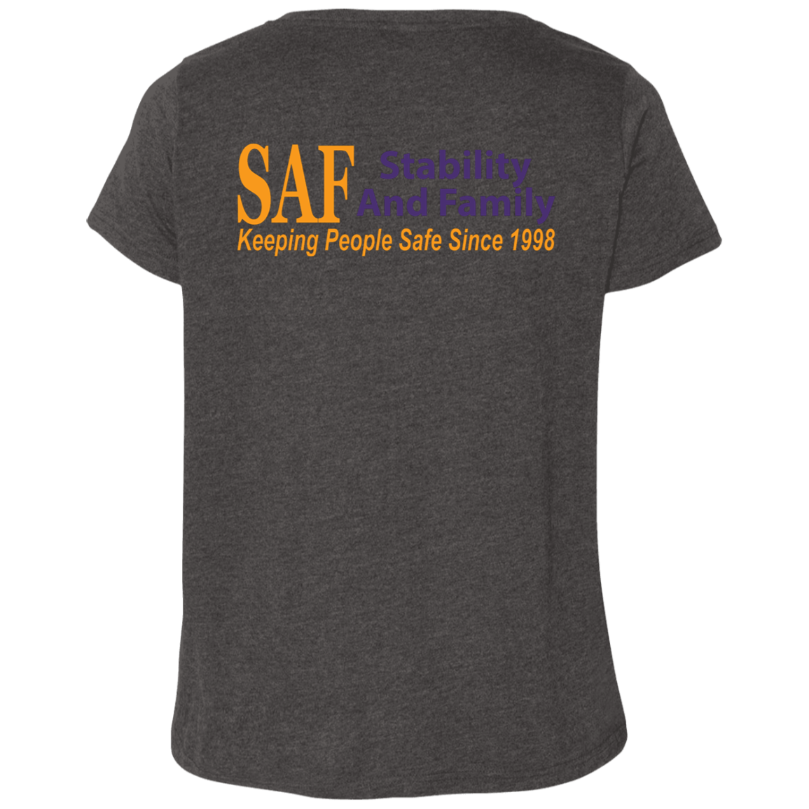SAF - Ladies' Curvy V-Neck T-Shirt