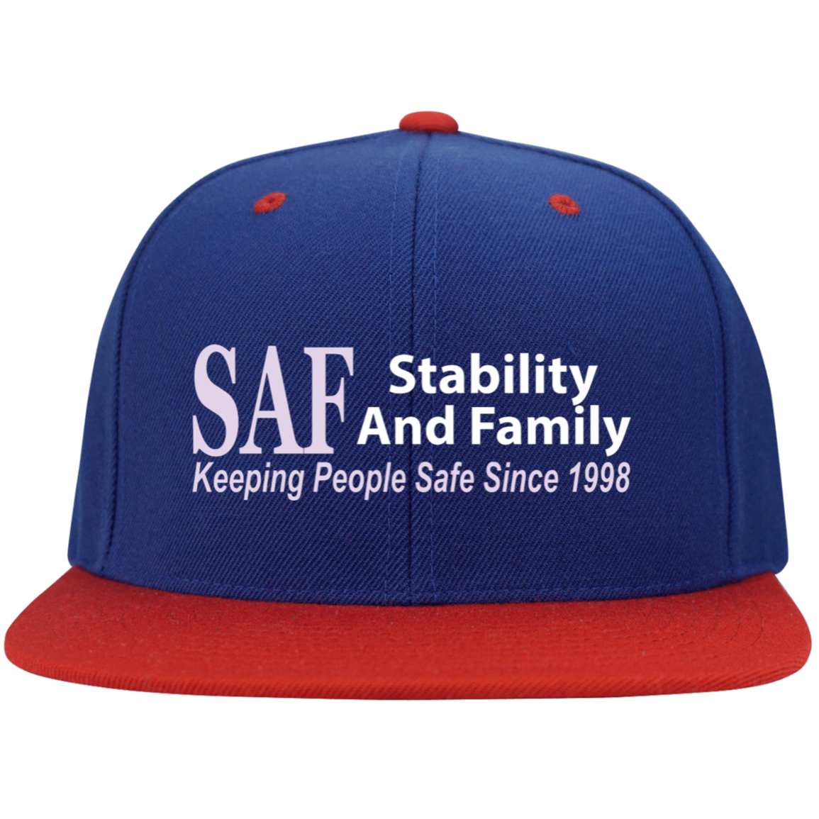 SAF - Flat Bill High-Profile Snapback Hat