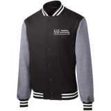 SAF - Champion's Embroidered Fleece Letterman Jacket