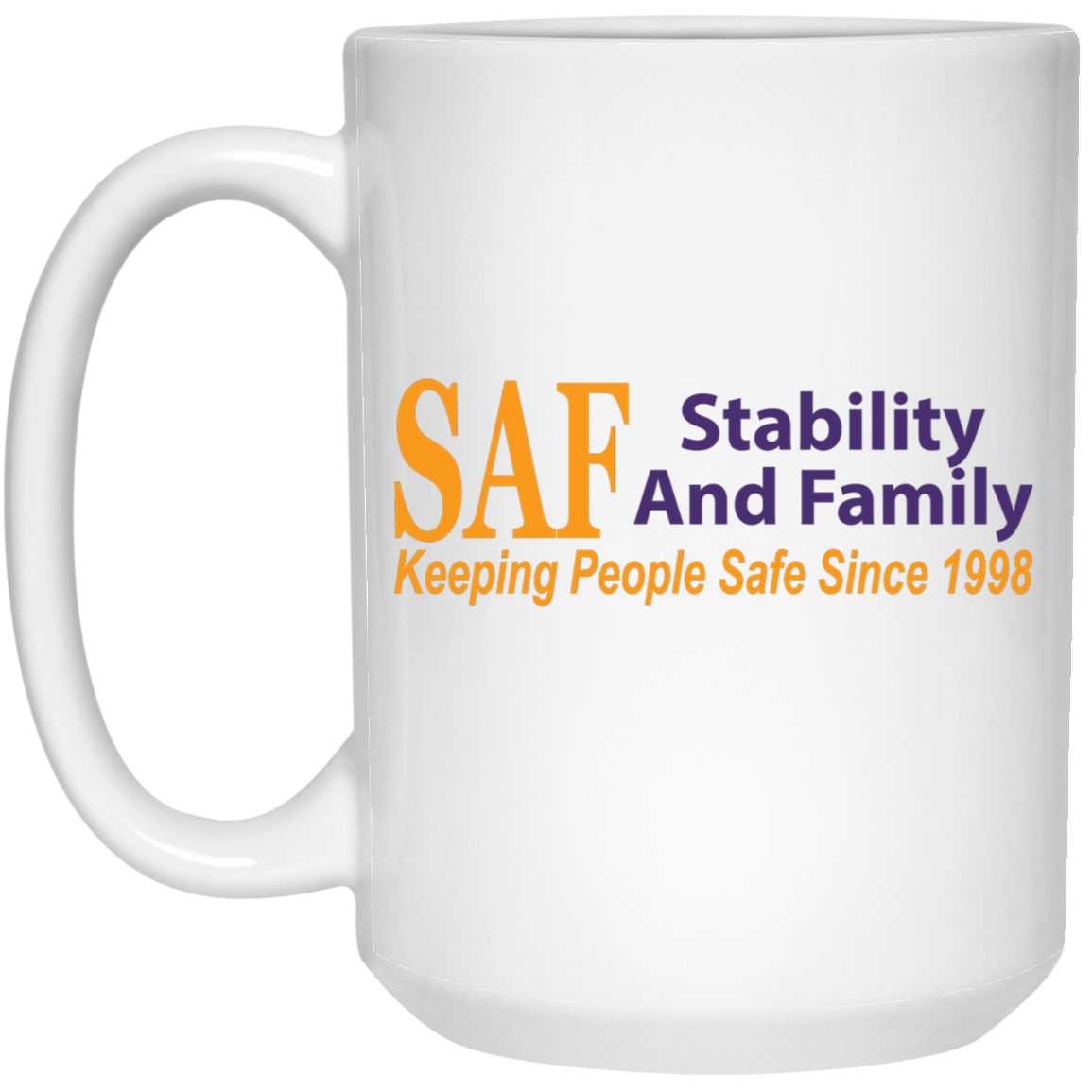 SAF - 15 oz. White Mug