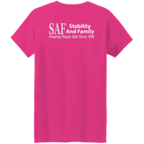 SAF - Ladies' 5.3 oz. T-Shirt