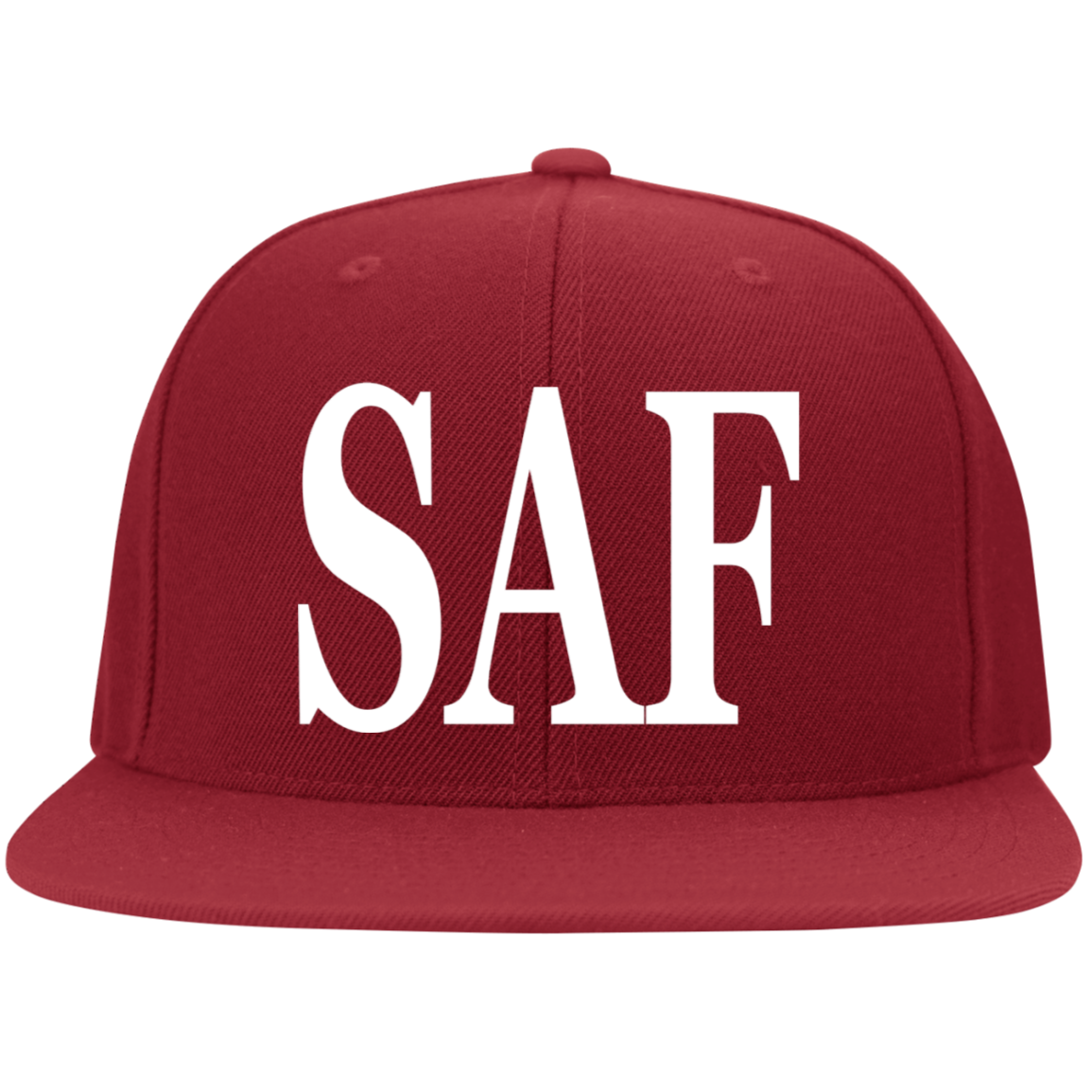 SAF - Flat Bill Twill Flexfit Cap