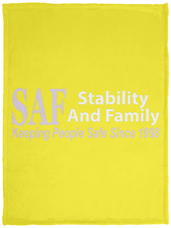 SAF - Cozy Plush Fleece Blanket - 30x40