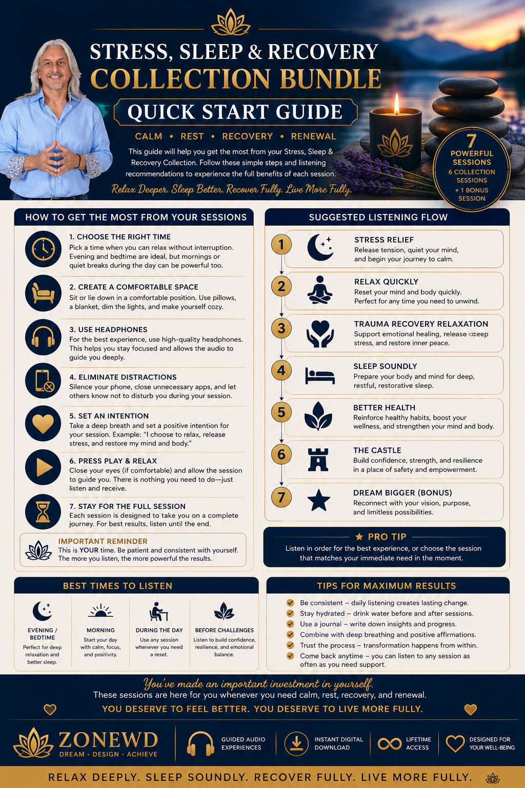 Stress, Sleep & Recovery Collection Bundle