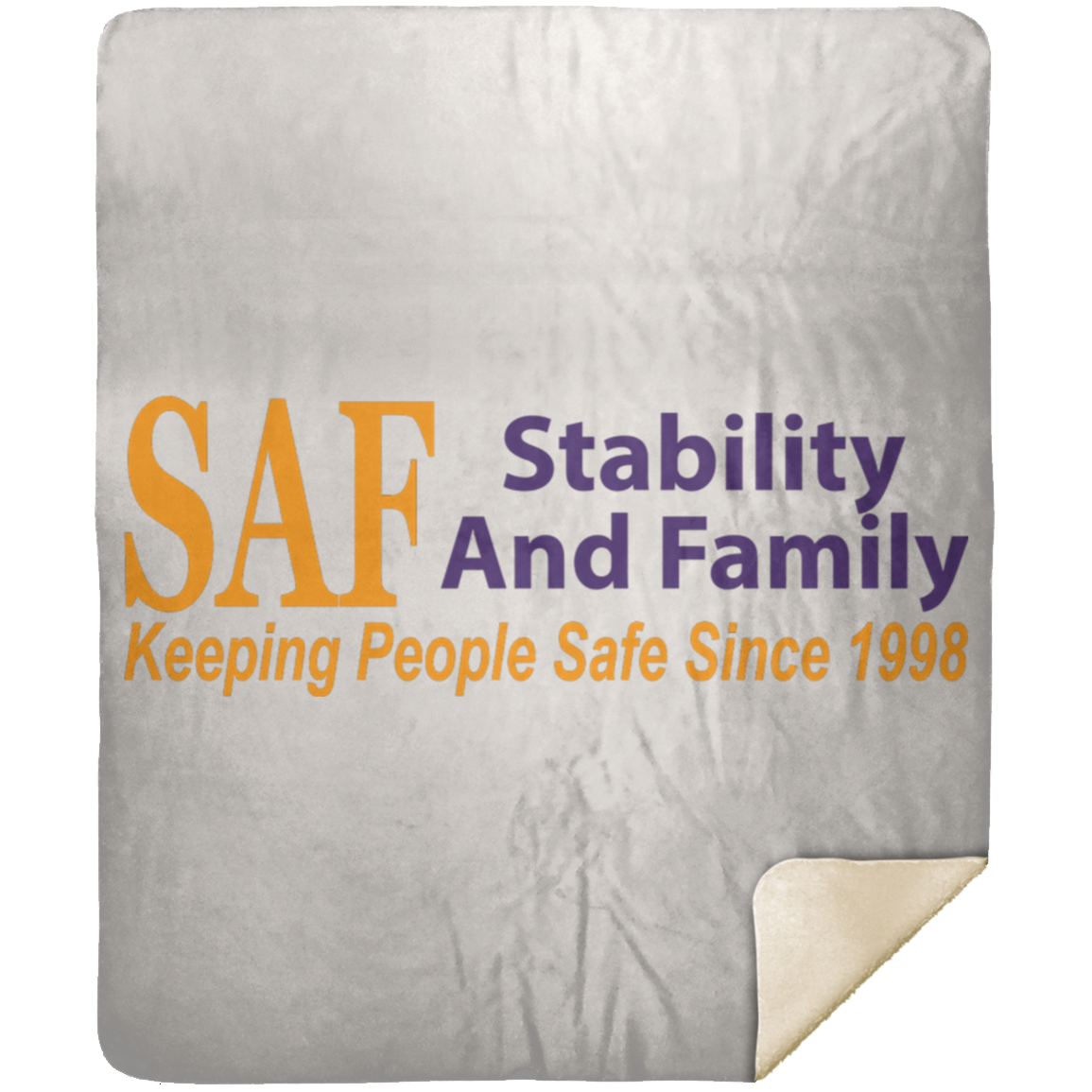 SAF - Premium Mink Sherpa Blanket 50x60