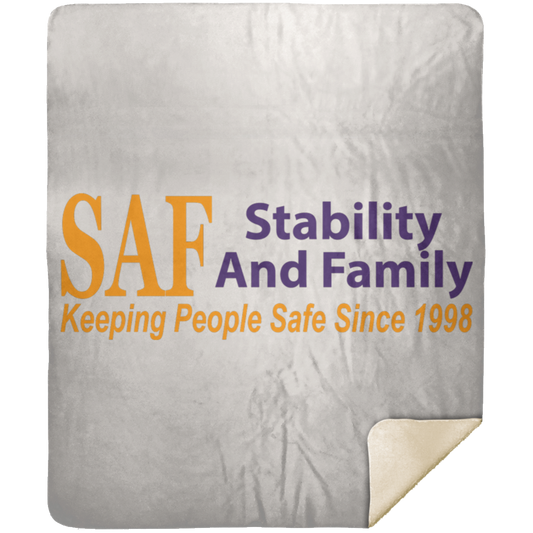 SAF - Premium Mink Sherpa Blanket 50x60