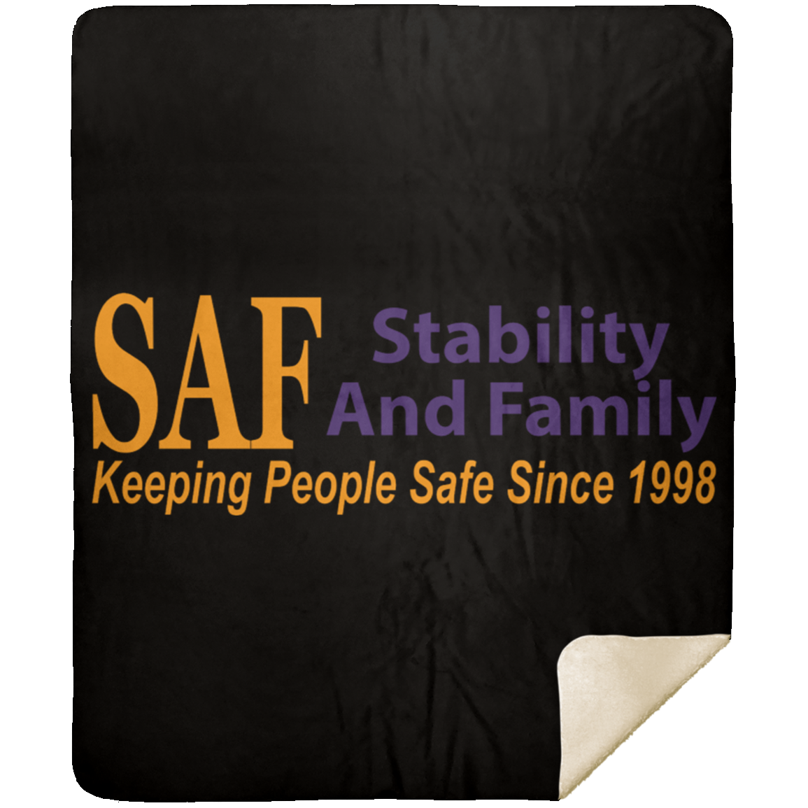 SAF - Premium Mink Sherpa Blanket 50x60