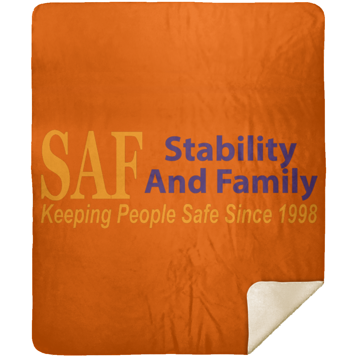 SAF - Premium Mink Sherpa Blanket 50x60