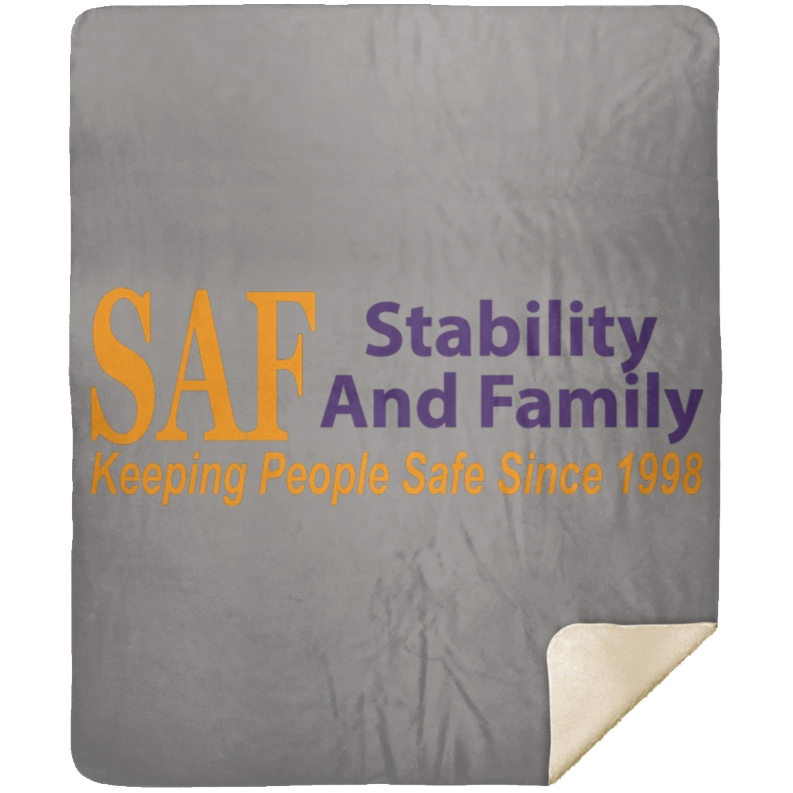 SAF - Premium Mink Sherpa Blanket 50x60