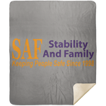 SAF - Premium Mink Sherpa Blanket 50x60