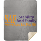 SAF - Premium Mink Sherpa Blanket 50x60