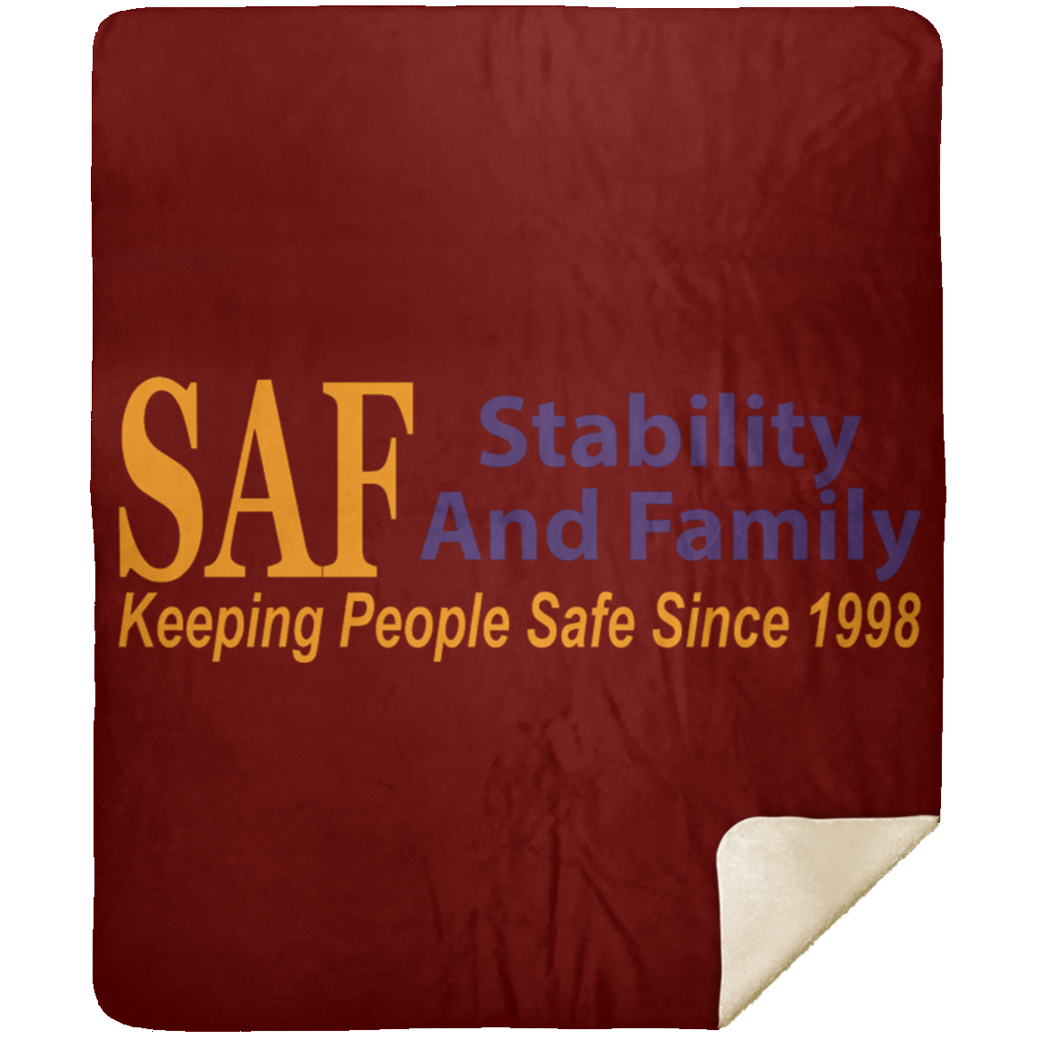 SAF - Premium Mink Sherpa Blanket 50x60