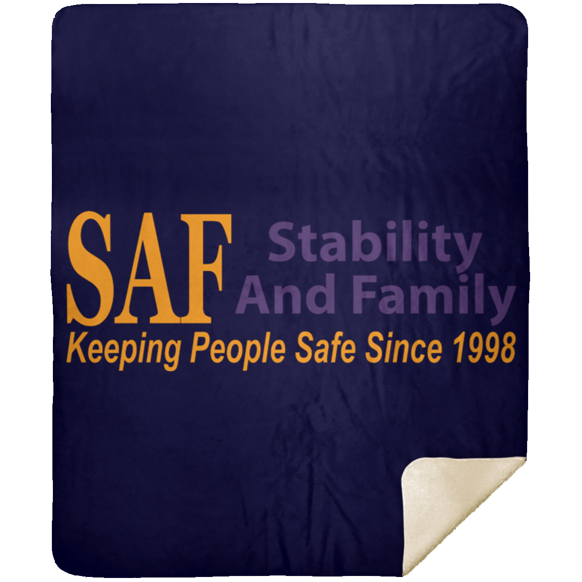 SAF - Premium Mink Sherpa Blanket 50x60