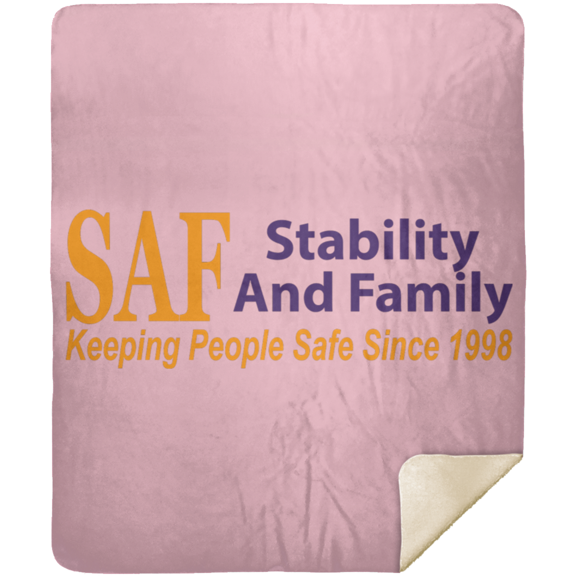 SAF - Premium Mink Sherpa Blanket 50x60