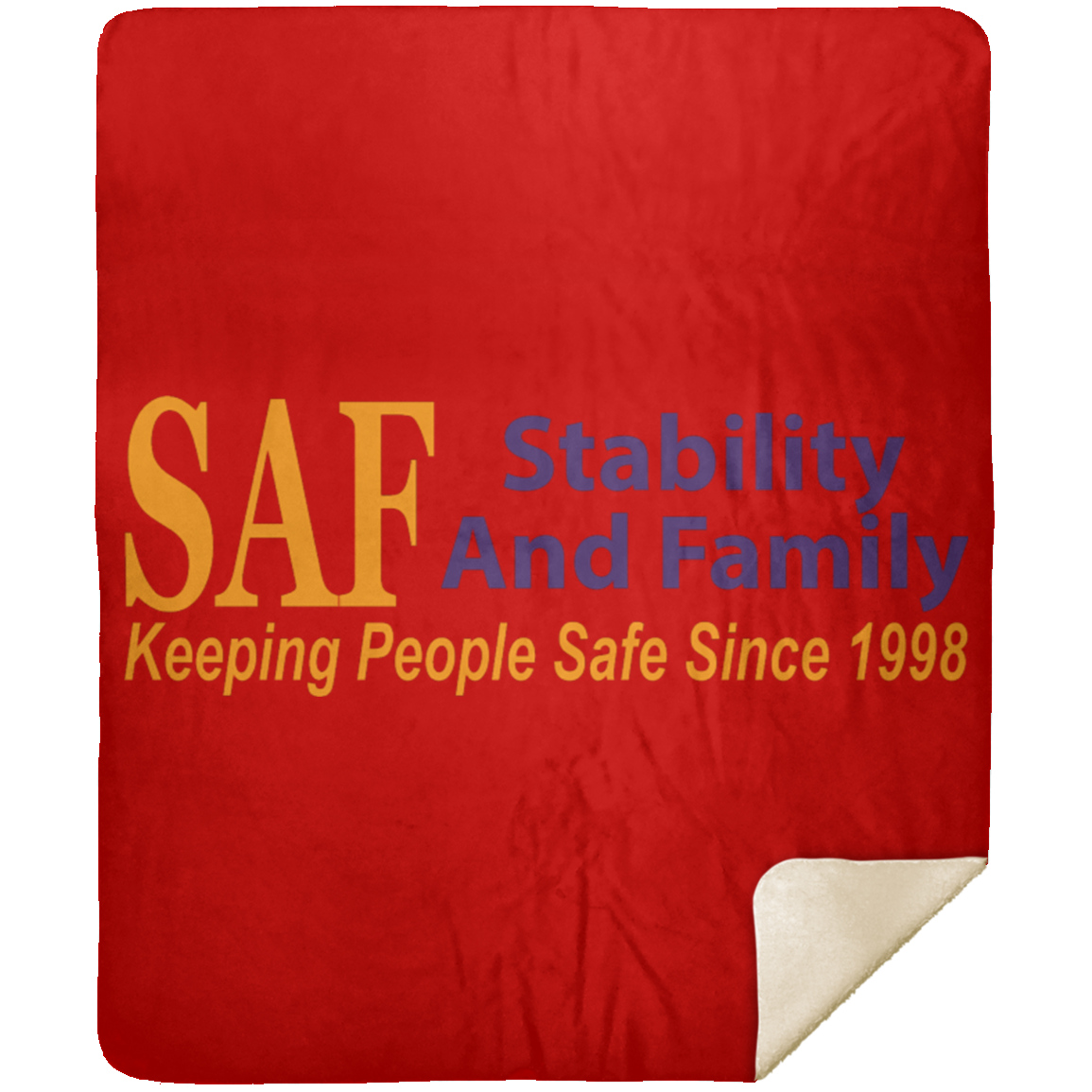 SAF - Premium Mink Sherpa Blanket 50x60
