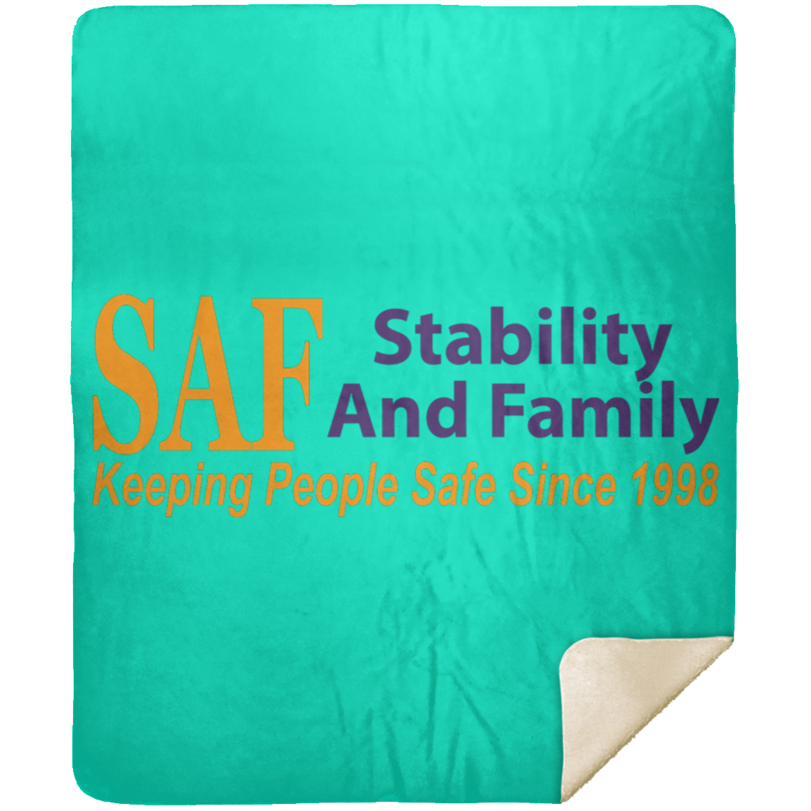 SAF - Premium Mink Sherpa Blanket 50x60
