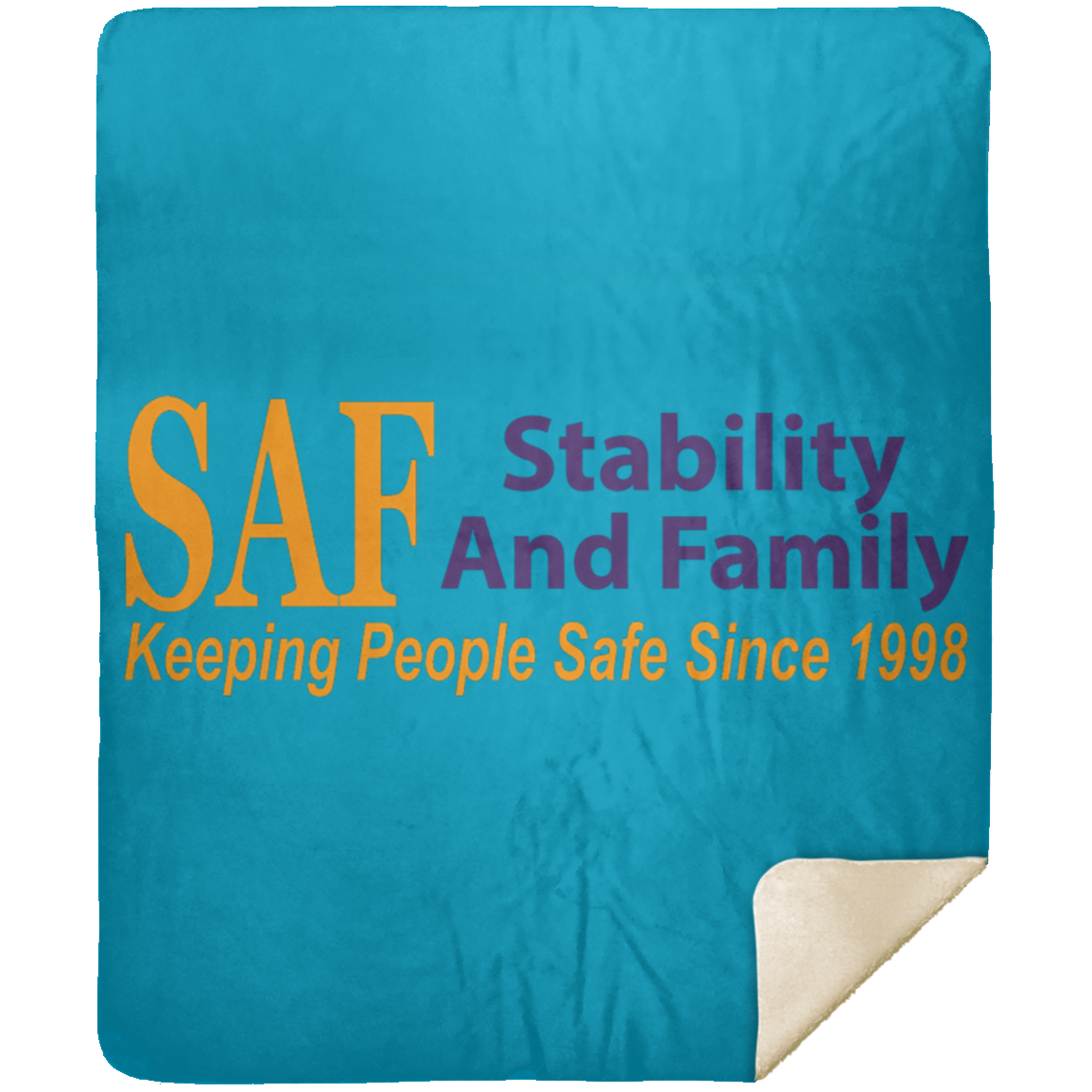 SAF - Premium Mink Sherpa Blanket 50x60