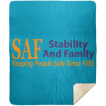 SAF - Premium Mink Sherpa Blanket 50x60