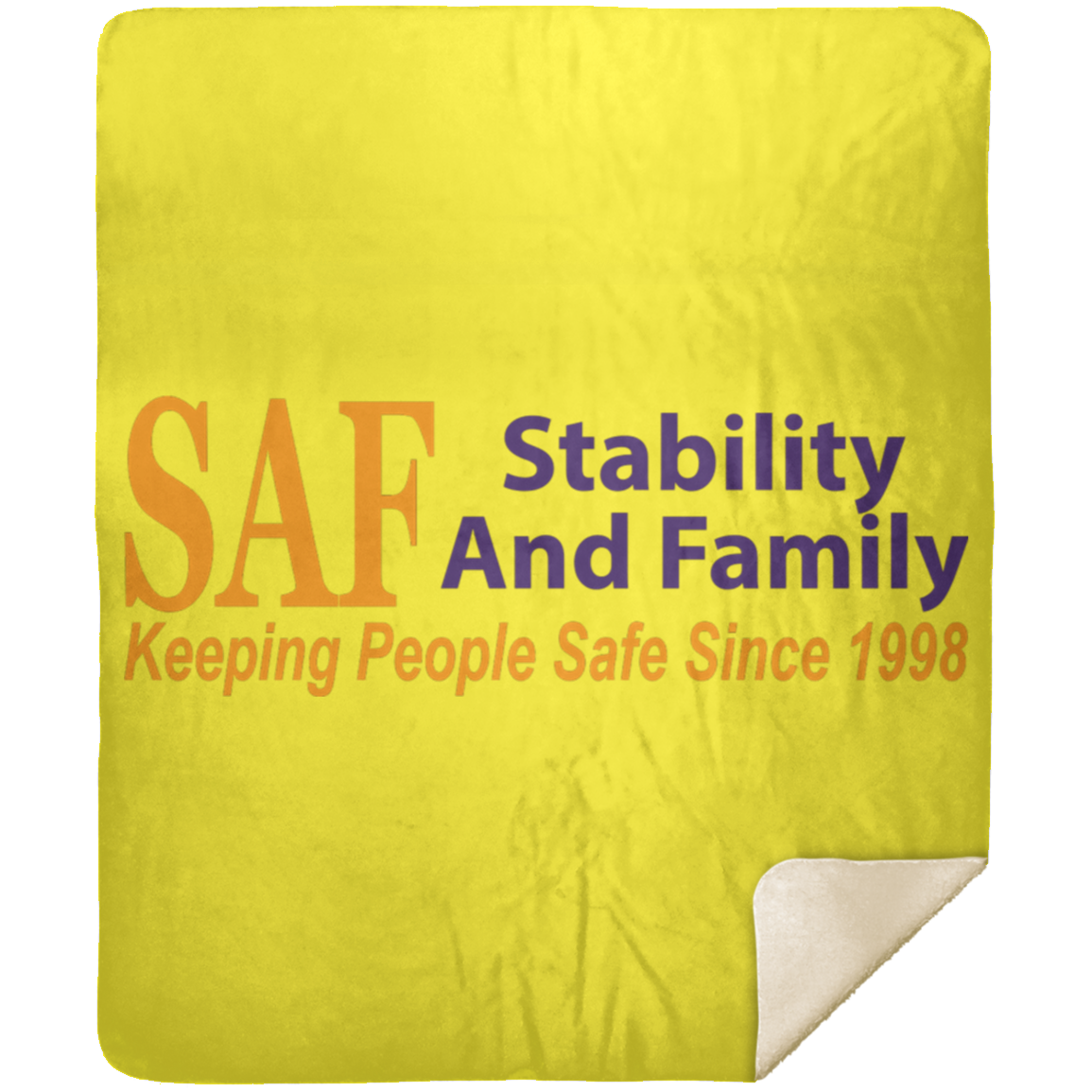 SAF - Premium Mink Sherpa Blanket 50x60