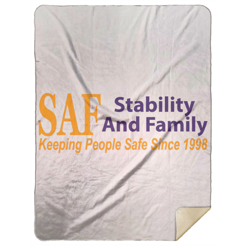 SAF - Premium Mink Sherpa Blanket 60x80