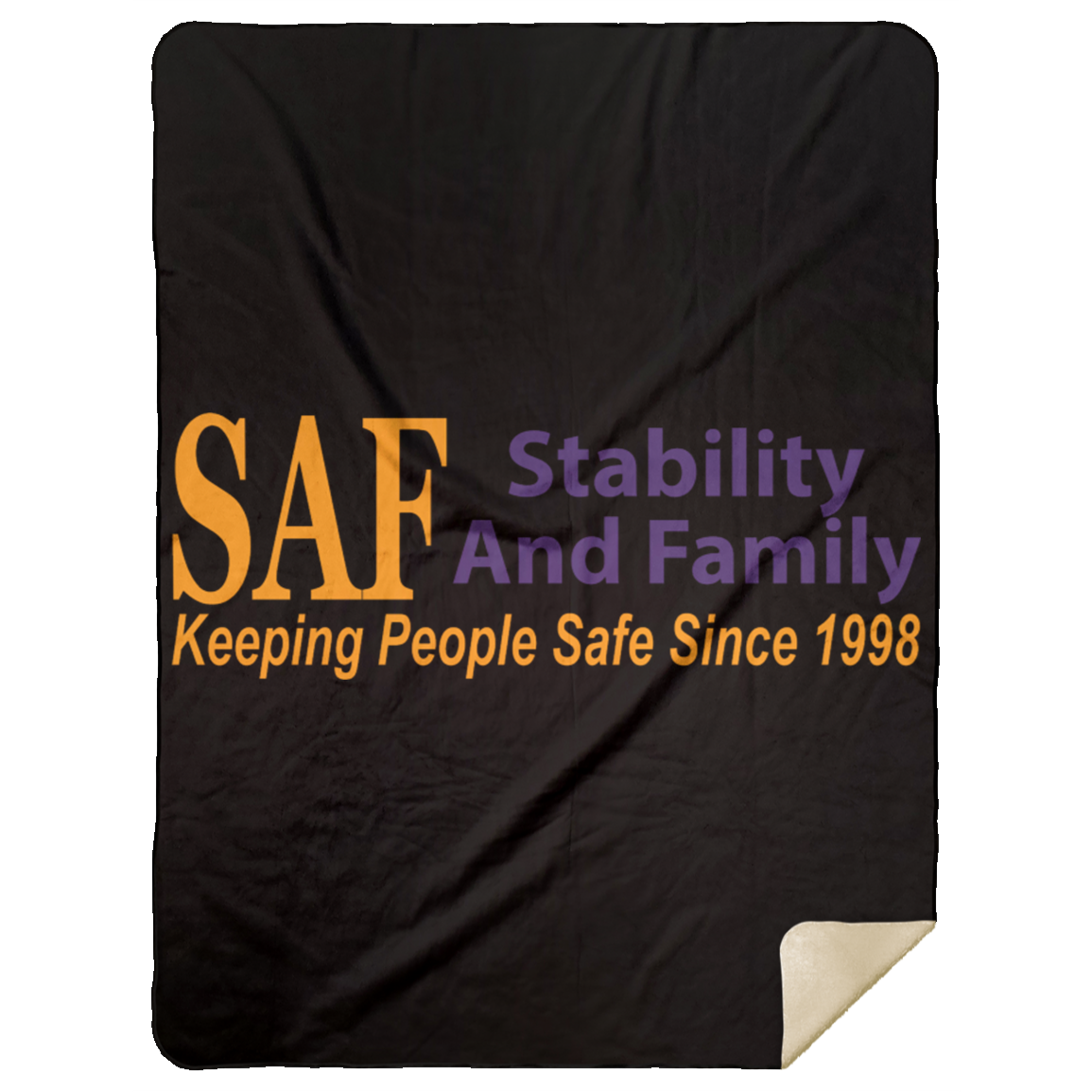SAF - Premium Mink Sherpa Blanket 60x80