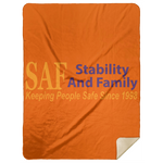 SAF - Premium Mink Sherpa Blanket 60x80