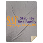 SAF - Premium Mink Sherpa Blanket 60x80