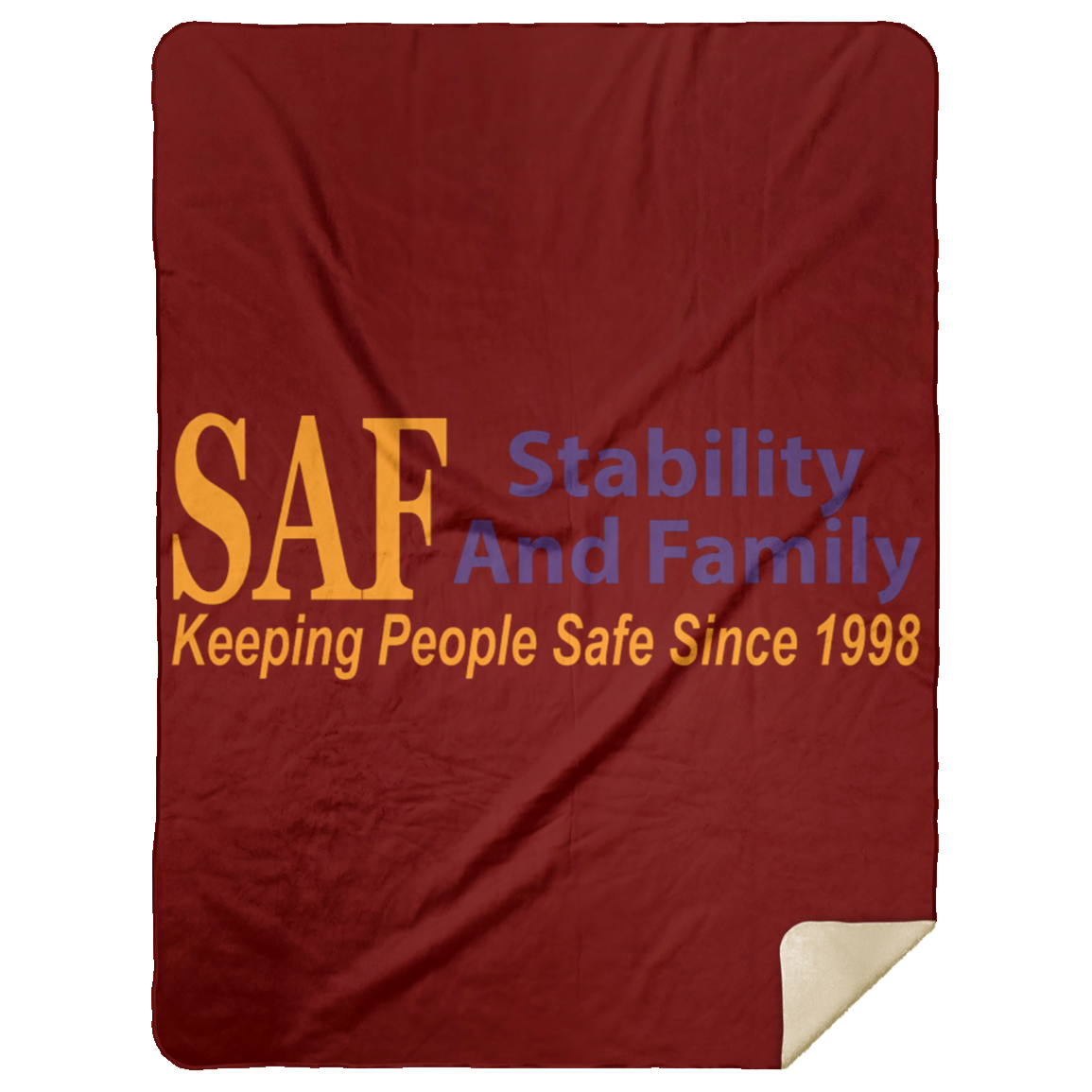 SAF - Premium Mink Sherpa Blanket 60x80