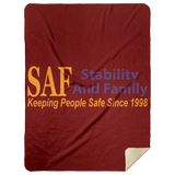 SAF - Premium Mink Sherpa Blanket 60x80