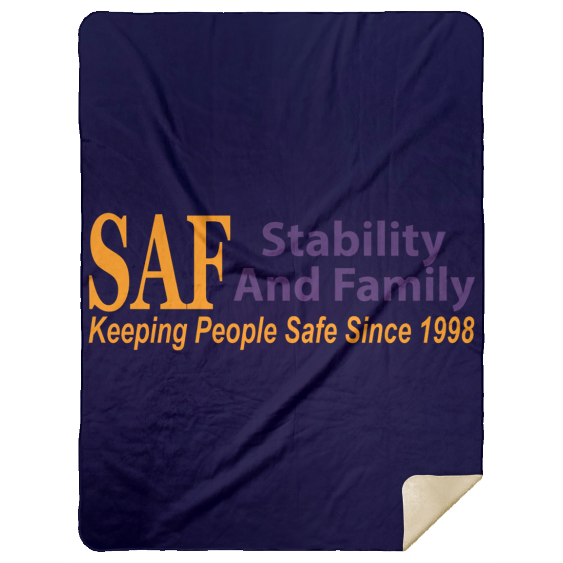 SAF - Premium Mink Sherpa Blanket 60x80