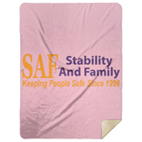 SAF - Premium Mink Sherpa Blanket 60x80