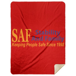 SAF - Premium Mink Sherpa Blanket 60x80