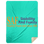 SAF - Premium Mink Sherpa Blanket 60x80