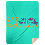 SAF - Premium Mink Sherpa Blanket 60x80