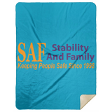 SAF - Premium Mink Sherpa Blanket 60x80