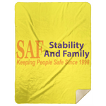 SAF - Premium Mink Sherpa Blanket 60x80