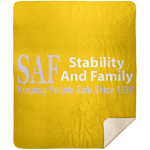 SAF - Premium Mink Sherpa Blanket 50x60