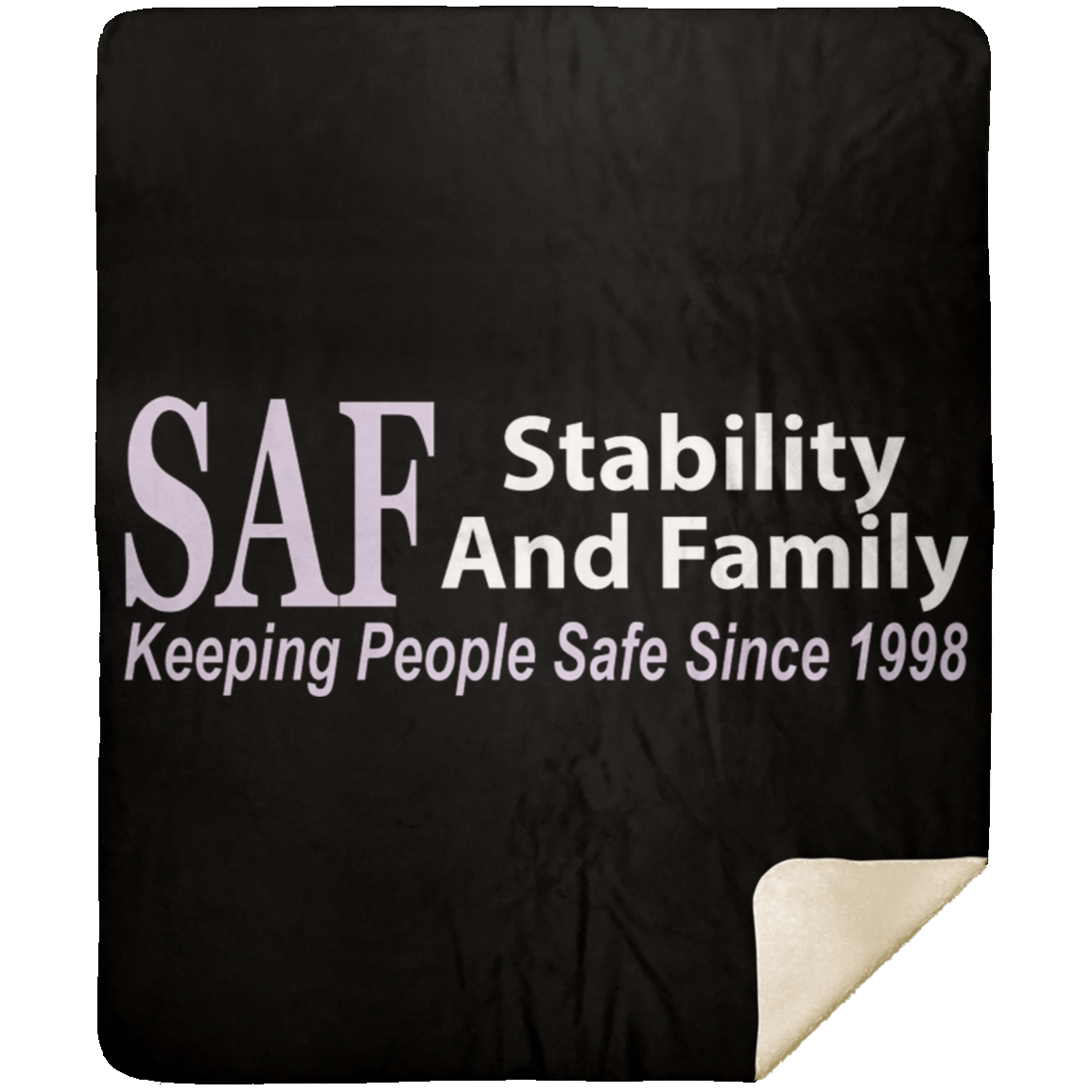 SAF - Premium Mink Sherpa Blanket 50x60