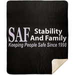 SAF - Premium Mink Sherpa Blanket 50x60