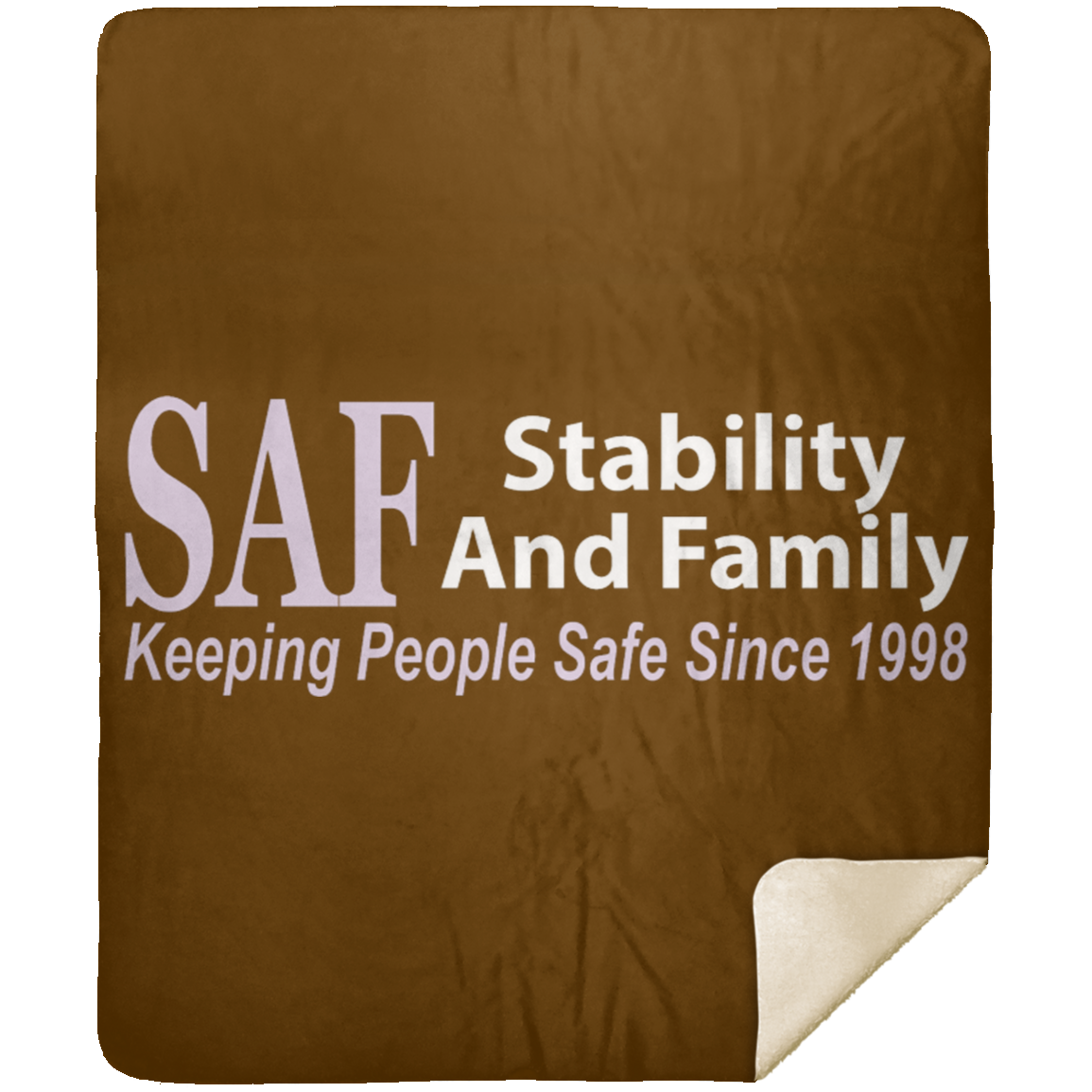 SAF - Premium Mink Sherpa Blanket 50x60