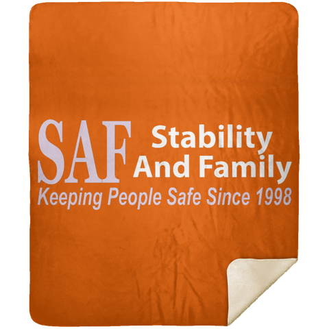 SAF - Premium Mink Sherpa Blanket 50x60