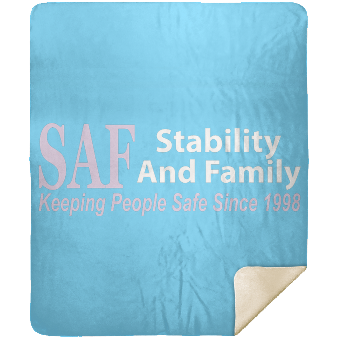 SAF - Premium Mink Sherpa Blanket 50x60