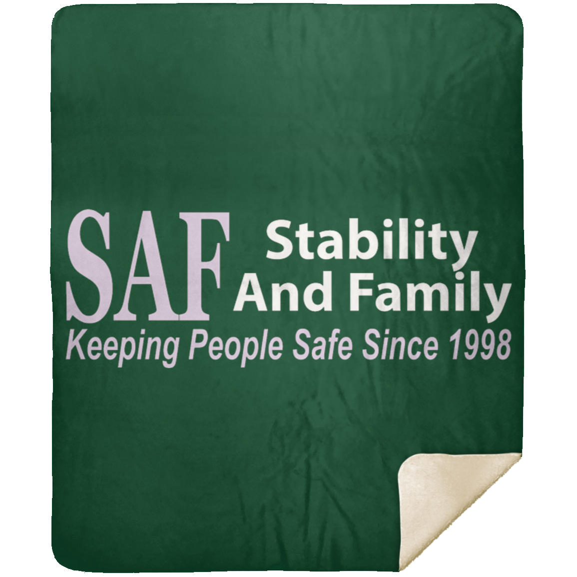 SAF - Premium Mink Sherpa Blanket 50x60